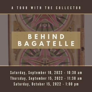 Behind Bagatelle - A Tour with the Collector @ Field House Museum | St. Louis | Missouri | United States
